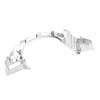Mercedes Benz W166 W212 W204 W463 2 x Silver Black Steering Wheel Covers (2011-2023)