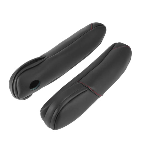 Honda CRV Black Front Seat Armrest Cover  Red Line (2010-2011)