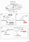 Toyota Hilux KUN35 KUN26 KUN25 Roof Interior Grab Handle