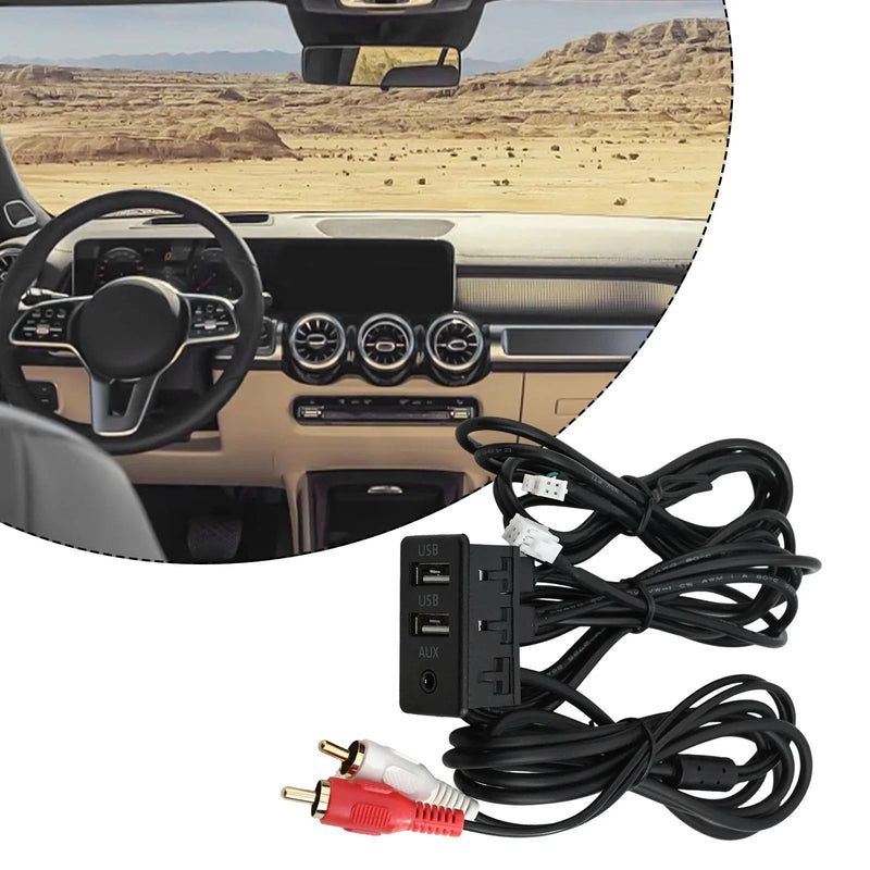Car DASH Mount USB+TYPEC Port Panel Interface Extension