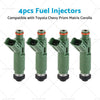 Toyota Corolla, Matrix, Chevy Prizm 4PCS Fuel Injectors (2003-2008)