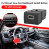 Nissan Sentra Altima 1 x USB-C PD Port Socket Conversion Kit