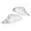 BMW K1200S K1300S Clear Front Turn Signal Lens Covers (All Years)