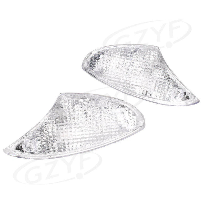 BMW K1200S K1300S Clear Front Turn Signal Lens Covers (All Years)