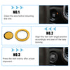 Jeep Cherokee, Dodge Black Engine Start Stop Button Cover Trim Kit