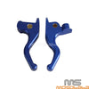 Harley Touring FLTRX Adjustable Hand Brake Clutch Levers Blue (2014-2023)