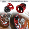 Motorcycles 14mm Aluminum Alloy Motorcycle Slider Frame 2 x