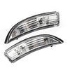 Ford Fiesta Side Wing Mirror Indicator Light Lens Cover Pair (2008-2017)