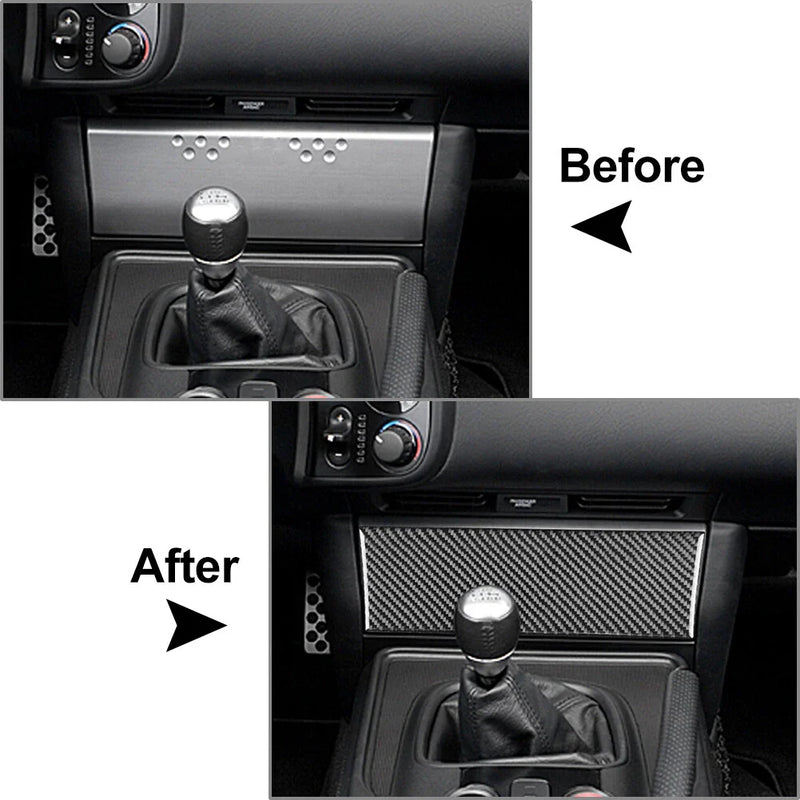 Honda S2000 2004-2009 Carbon Fiber Black Radio Control Panel Cover Trim