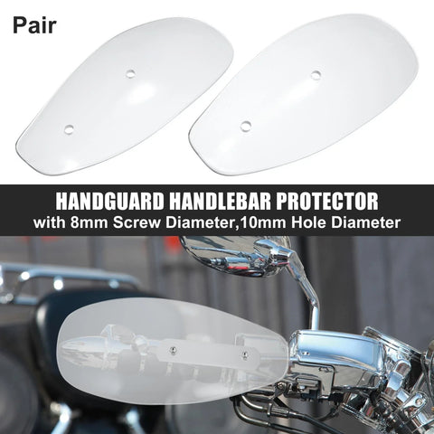 Harley, Honda 2 x Pair Handlebar Handguard Protector