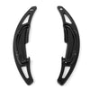 BMW M2 M3 M4 M5 M6 X5M 2 x Black Steering Wheel Shift Paddle Shifters