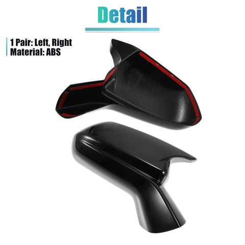 Chevrolet Camaro 1 Pair Rearview Mirror Cover Trim Black (2016 - 2023)