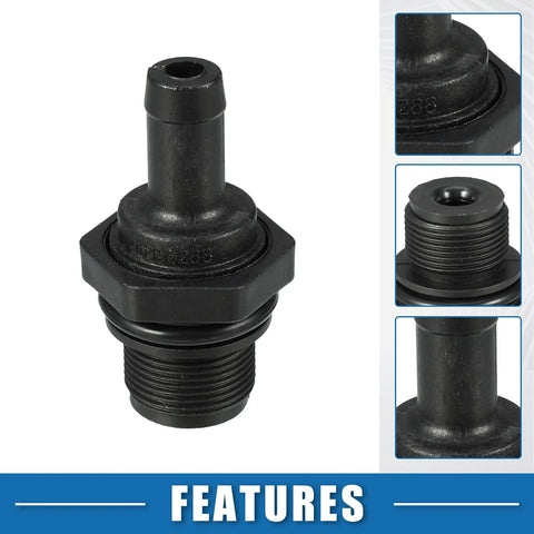 Chevrolet Aveo PCV Valve Exhaust Valve Fittings Black (2004-2008)