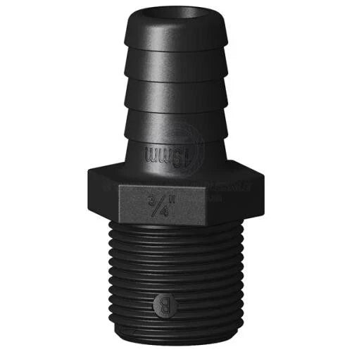Black Boat Models Trudesign Tail 19mm Straight Male Thread 3/4" BSP