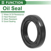 Oil Seal TG4 Lip Seal Ring Rotary Shaft Seal NBR Rubber 30x47x8mm Black 5 Pcs