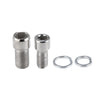 Honda Yamaha Black 10mm 8mm Mirror Extender Adapters