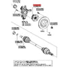Toyota Lexus GS350 IS350 IS250 Hub Bearing Assembly