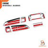 Toyota Hiace Commuter 6 x Chrome Door Handle Covers (2005-2019)