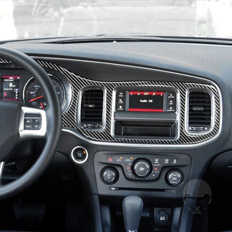 Dodge charger 2011-2014 Carbon Fiber Center Consoel Dashboard Cover Trim Fit