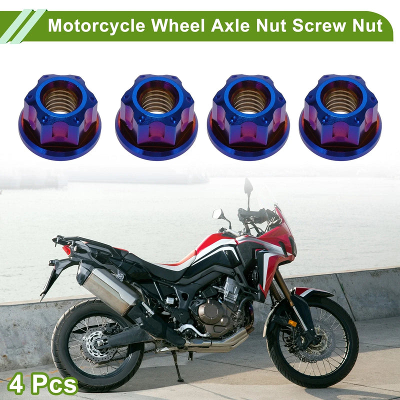 Cars / Motorcycles / Bicycles 4 x Wheel Axle Nut M6x1