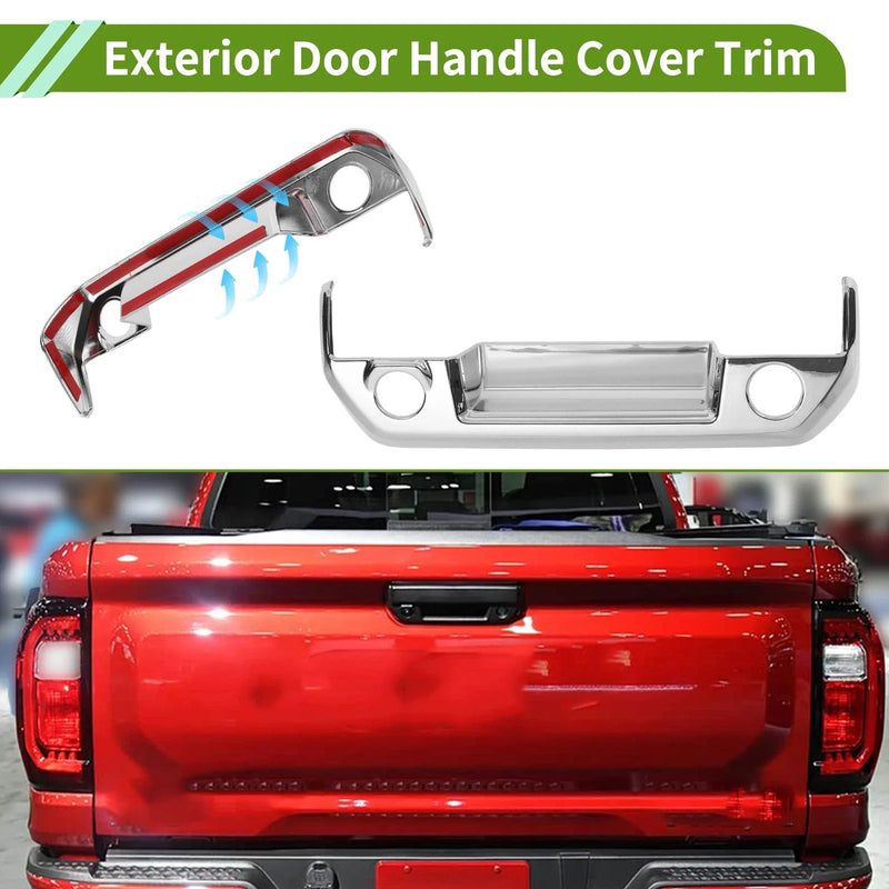 Chevy Colorado Door Handle Cover Trim Tailgate ABS (2023 - 2025)