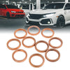 Honda GY6-125 ATV 10pcs Metal Motorcycle Exhaust Pipe Muffler Gaskets