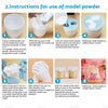 3D Art DIY Casting Kit Plaster Statue Keepsake 1400G Powder White