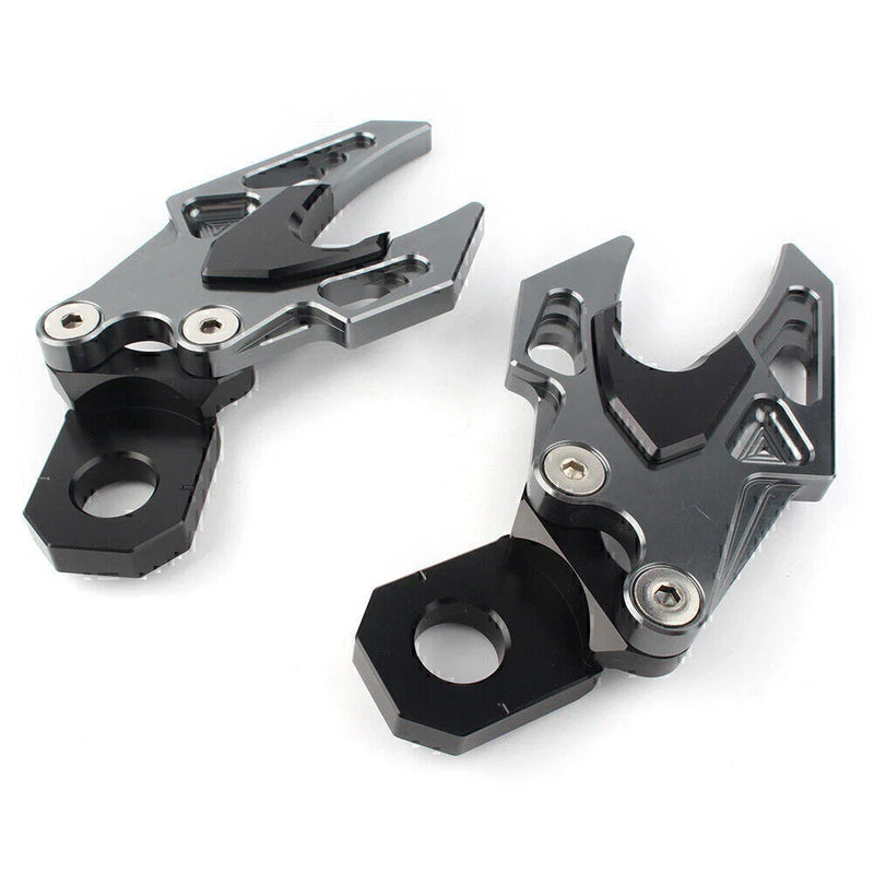 Honda CB650F Grey CNC Rear Fork Chain Adjuster (2014-2018)