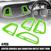Dodge Challenger 4pcs Center Console Air Vent Trim (2015-2023)