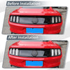 Ford Mustang (2024-2025) Smoked Black Tail Light Protector Trim Covers