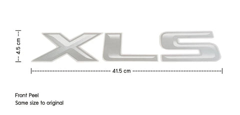 Ford Ranger SILVER XLS Rear Tailgate Decal Sticker (2005-2011)