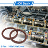 MakeModel Oil Seal / 2x100x120x12mm / Seal Ring FKM Rubber