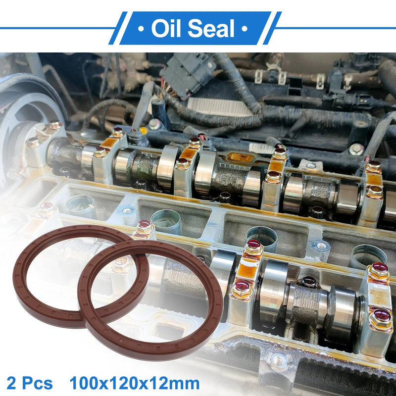 MakeModel Oil Seal / 2x100x120x12mm / Seal Ring FKM Rubber