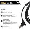 Jeep TJ Front Left Right ABS Wheel Speed Sensor (1997-2006)