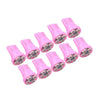 10x Pink T10 W5W 168 194 4-SMD LED Dash Light Bulbs