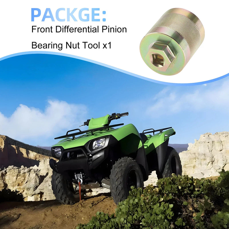 Kawasaki Brute Force 650 / 750 4x4 / 4x4i Front Differential Pinion Nut Tool