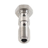 Make & Model Stainless Double Banjo Bolt 3/8x24 AN3 Brake Adaptor