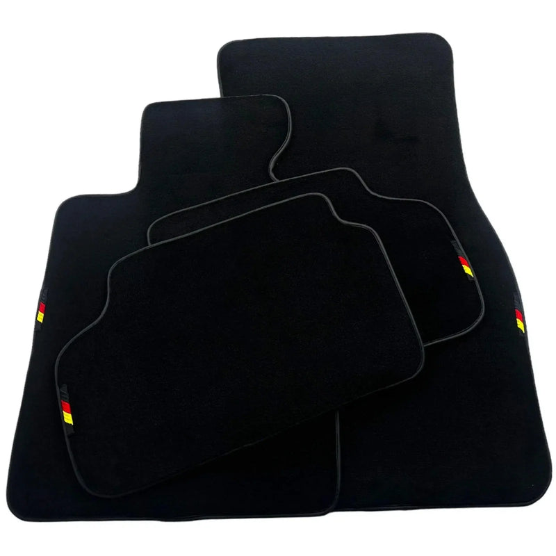 BMW 6 Series E64 Convertible Black Floor Mats (2004-2010)