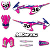 KTM 50 Graphics Full Kit Active Pink Style Stickers Decals (2016-2023)