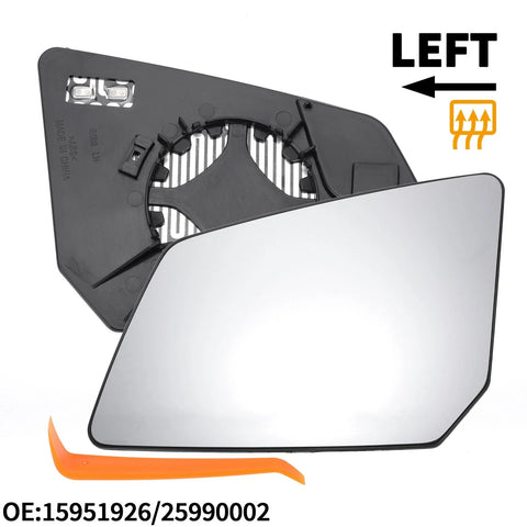 Chevrolet Traverse Heated Left Side Mirror Glass Replacement