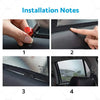 Ford Everest 6x Foldable Window Mesh Sun Shade (2015-2022)