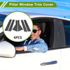 Dodge Journey (2009-2020) Carbon Fiber Black 6 x Pillar Window Trim