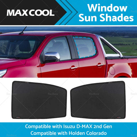 Holden Colorado RG Rear Window Sun Shades (2012-2020)