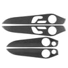 GLC Class Carbon Fiber Black Interior Door Panel Cover Trim (2016-2021)