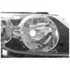 Ford FG Falcon LH+RH Black Headlights Pair (2008 - 2014)