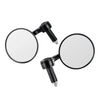22mm Handlebars 4" Black Handlebar End Mirrors (2023)