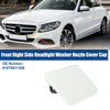 BMW 325i 328i White Right Front Headlight Washer Nozzle Cap