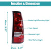 Chevy Silverado Tail Lights Rear Brake Lamp Right Side (2007-2013)