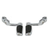 Harley 1-1/4" Long Angled Highway Bar Engine Guard Footpegs