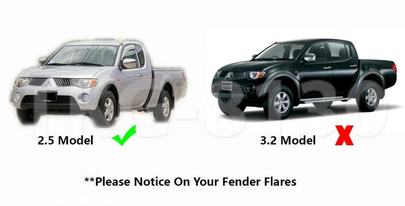 Mitsubishi L200 Triton Front Splash Guard Mud Flap (2005-2014)
